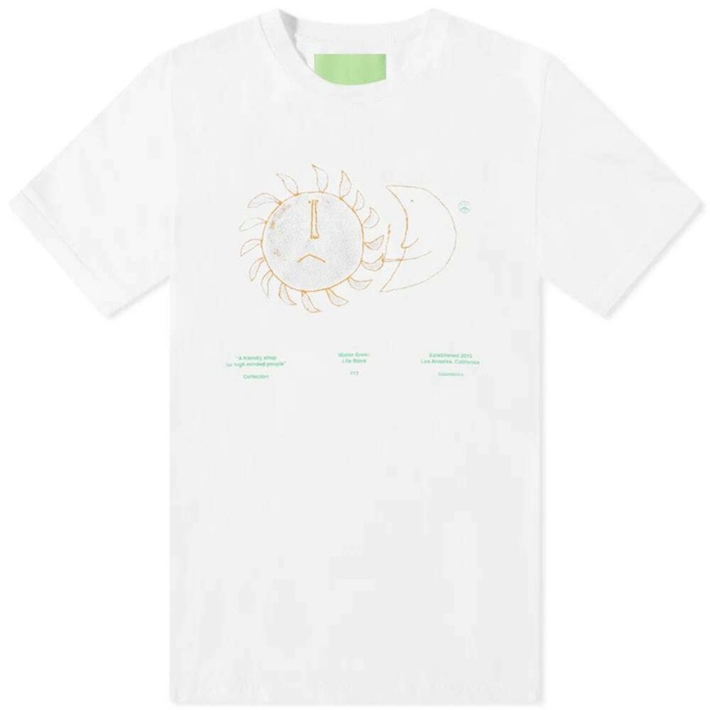 Mister Green White Short Sleeve Tee - size Medium
